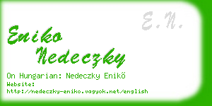 eniko nedeczky business card